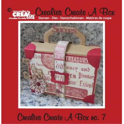 Crealies Box Stanzschablone - Nr. 7 - Koffer